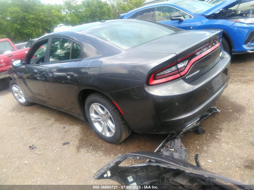 VIN 2C3CDXBG7KH725456 2019 DODGE CHARGER SXT