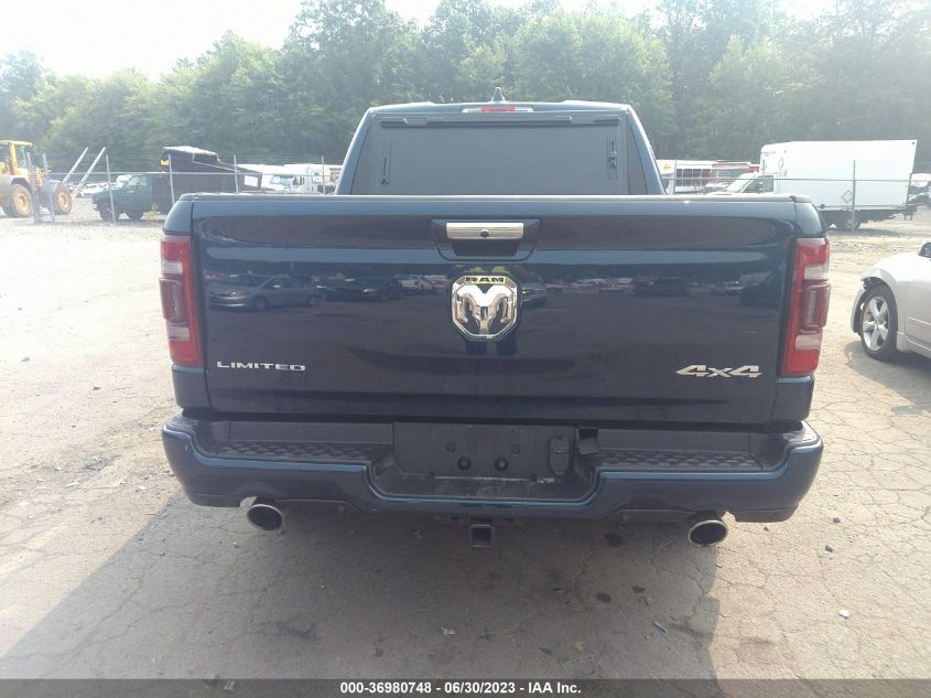 2019 RAM 1500 LIMITED - 1C6SRFHT0KN881182