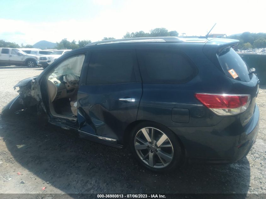 2013 NISSAN PATHFINDER PLATINUM - 5N1AR2MM1DC690361