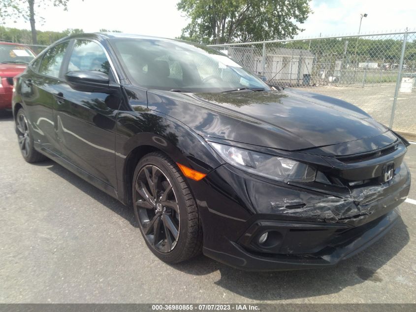 2020 HONDA CIVIC SEDAN SPORT - 2HGFC2F81LH595307