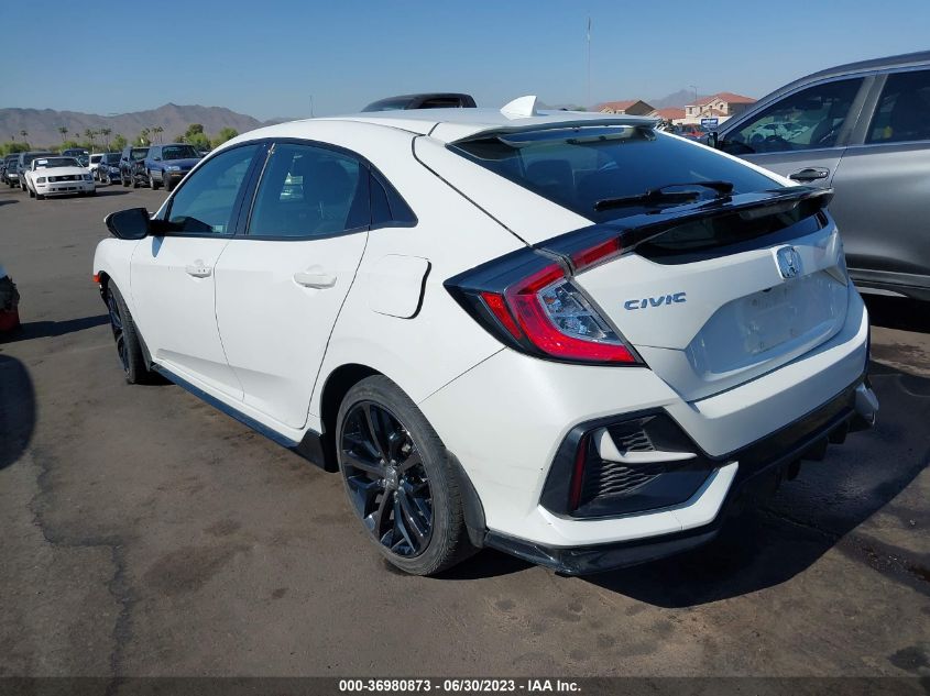 2021 HONDA CIVIC HATCHBACK SPORT - SHHFK7H43MU229671