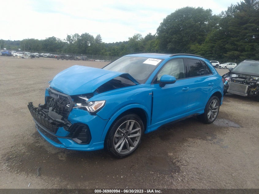 VIN WA1EECF32N1149435 2022 AUDI Q3 S LINE PREMIUM PLUS