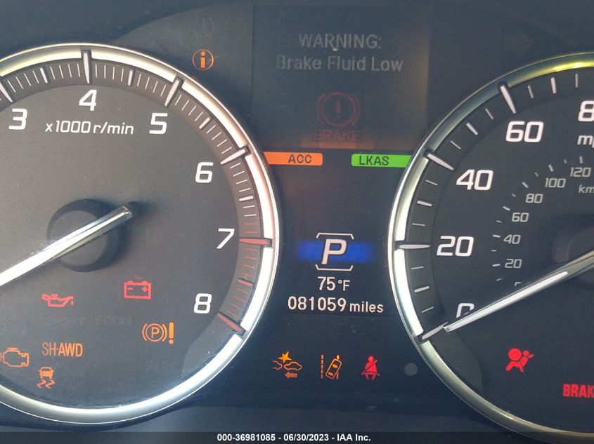 2017 ACURA MDX W/ADVANCE - 5FRYD4H98HB037505