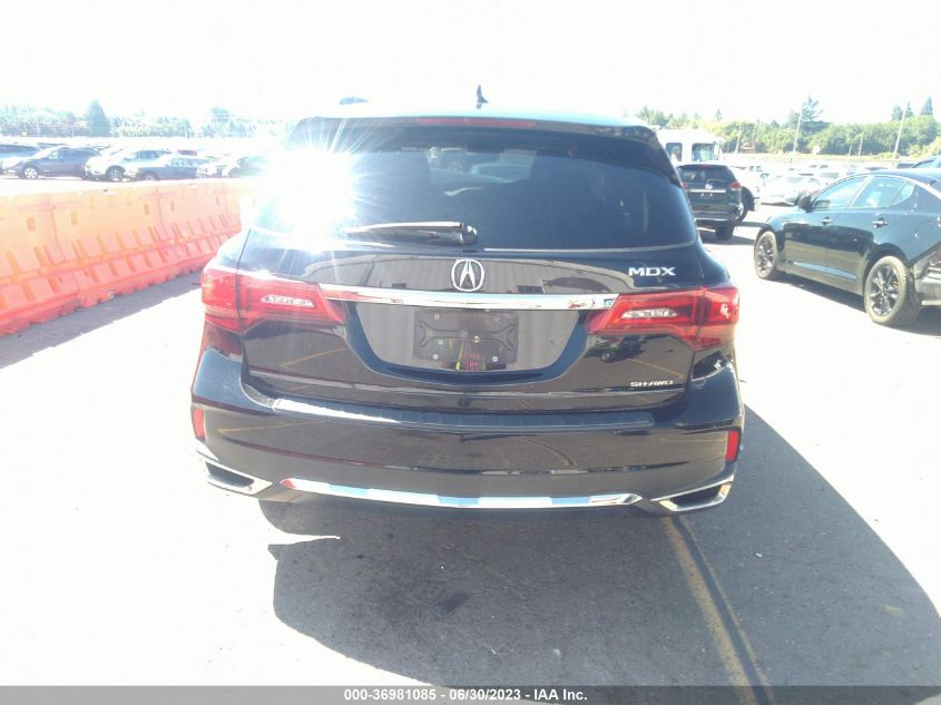 2017 ACURA MDX W/ADVANCE - 5FRYD4H98HB037505