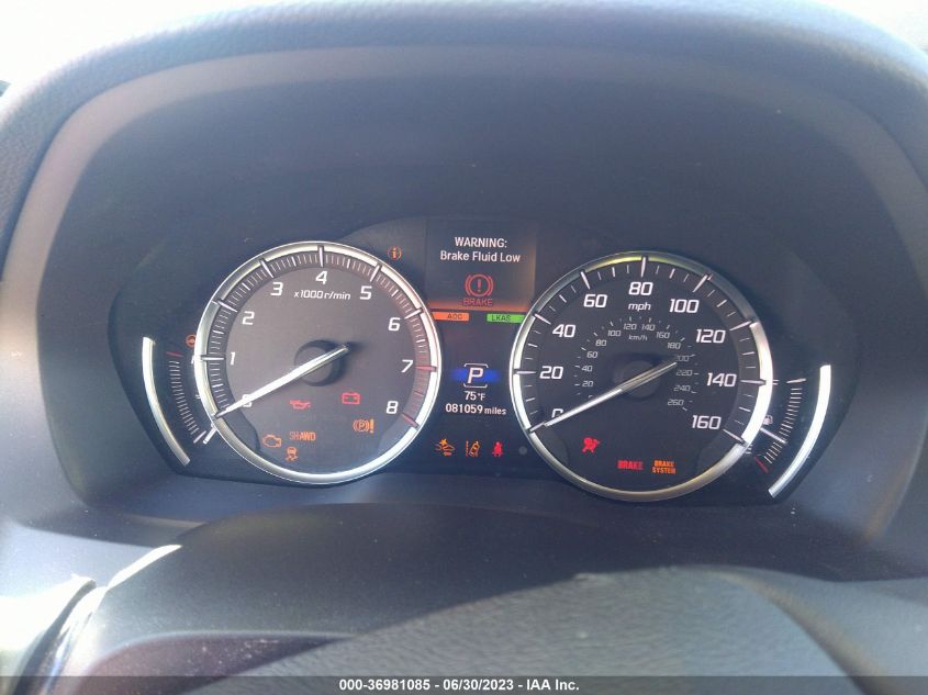 2017 ACURA MDX W/ADVANCE - 5FRYD4H98HB037505