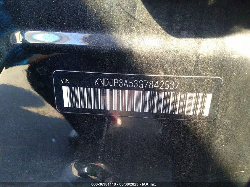 2016 KIA SOUL + - KNDJP3A53G7842537