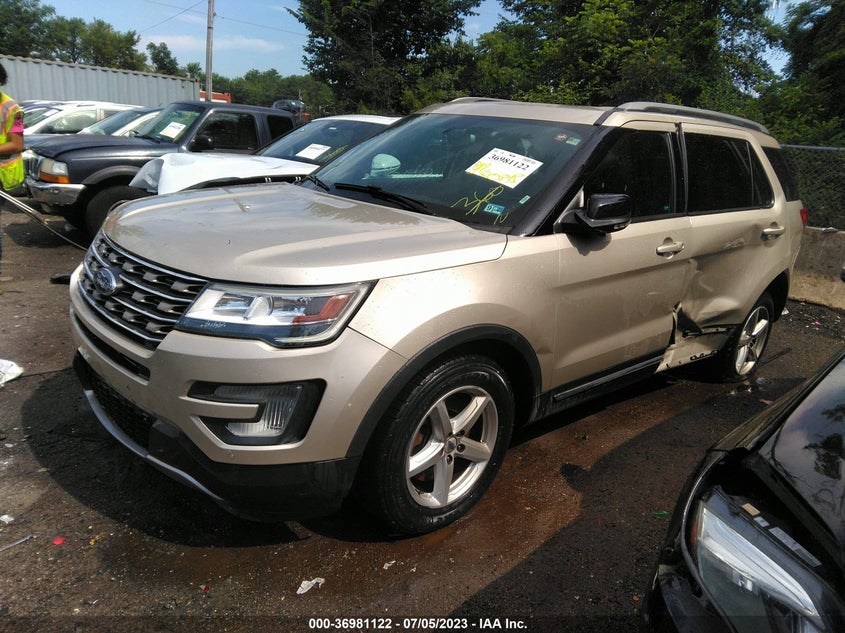 VIN 1FM5K8D8XHGD33271 2017 FORD EXPLORER XLT