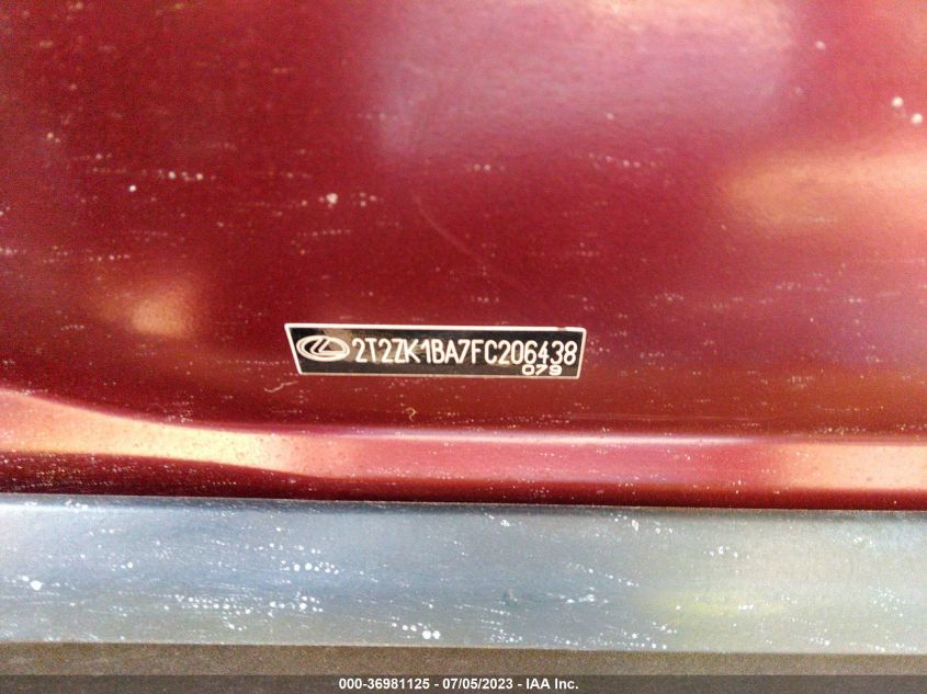 2015 LEXUS RX 350 - 2T2ZK1BA7FC206438