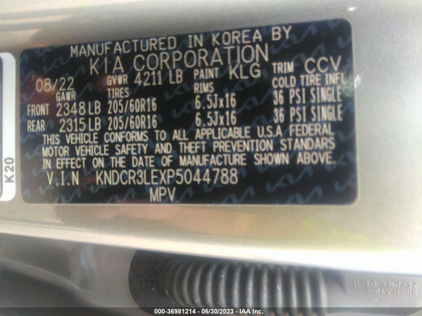 2023 KIA NIRO EX - KNDCR3LEXP5044788