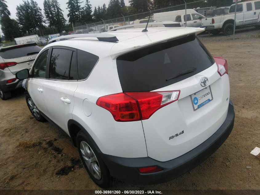 VIN 2T3ZFREV3DW018346 2013 TOYOTA RAV4 no.3