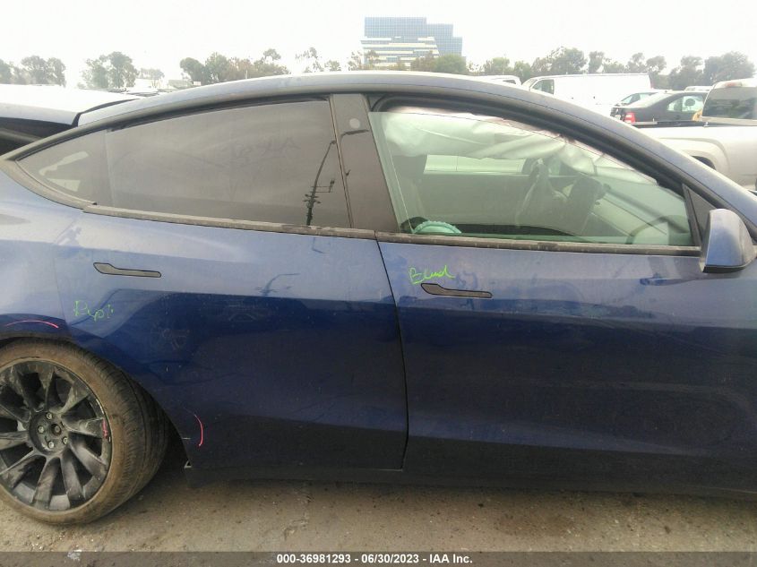 2021 TESLA MODEL Y LONG RANGE - 5YJYGDEE0MF306374