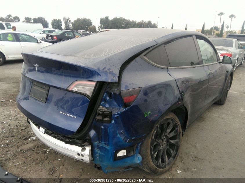 2021 TESLA MODEL Y LONG RANGE - 5YJYGDEE0MF306374