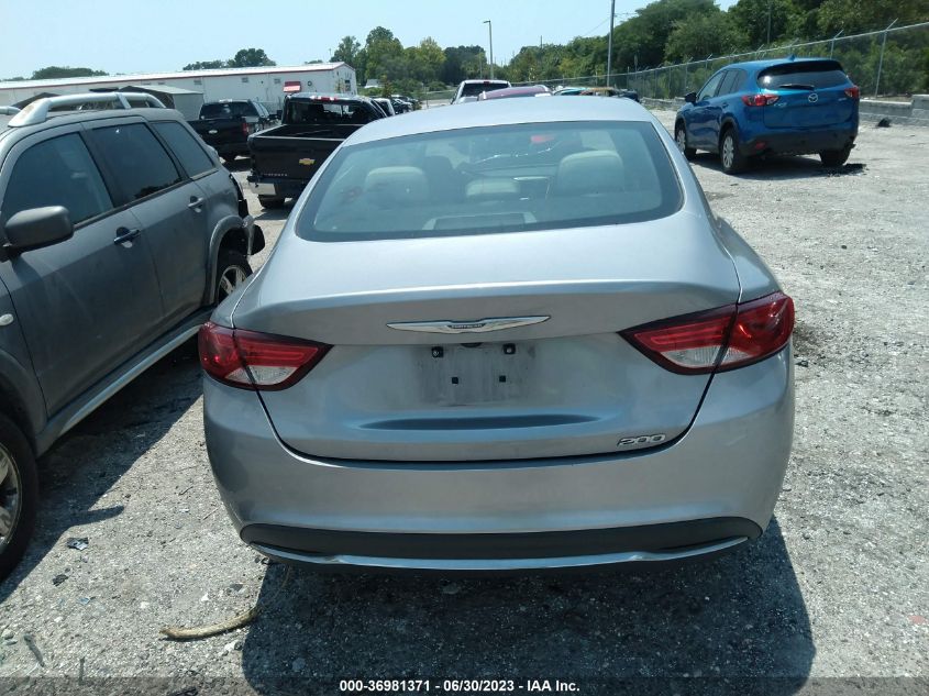 2016 CHRYSLER 200 LIMITED - 1C3CCCABXGN165660