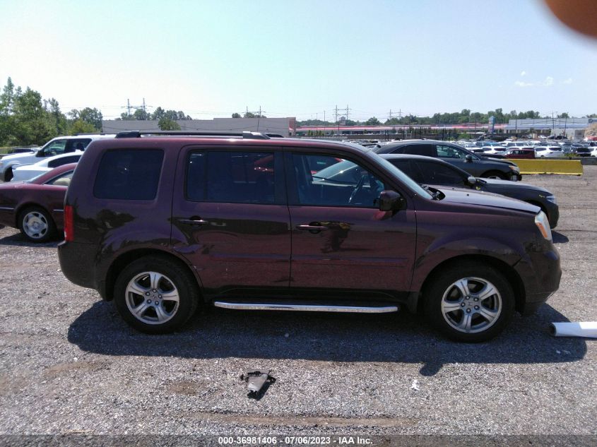 2013 HONDA PILOT EX-L - 5FNYF4H55DB068780