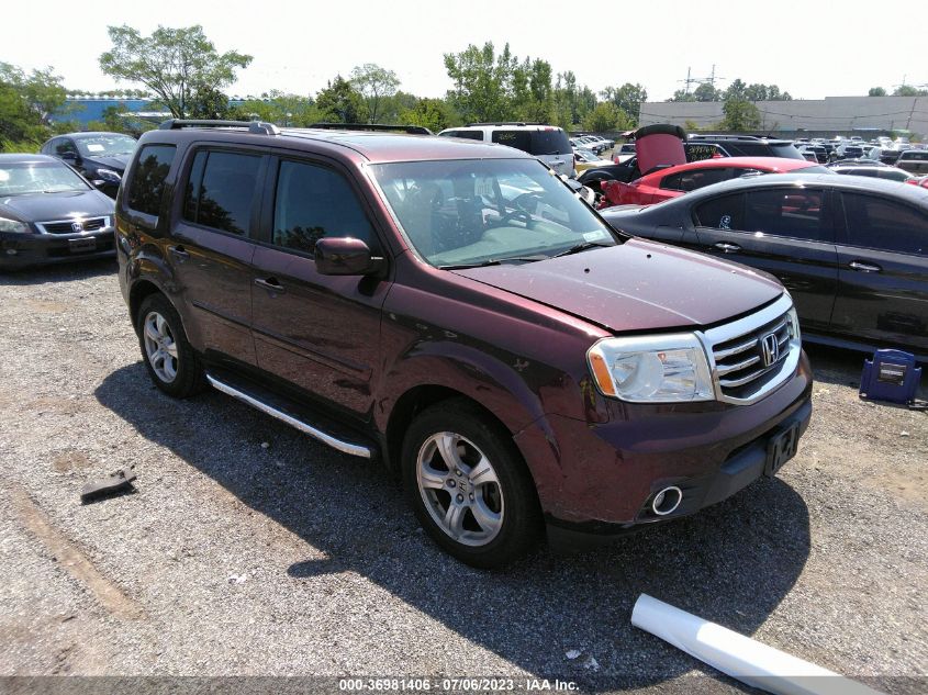 2013 HONDA PILOT EX-L - 5FNYF4H55DB068780