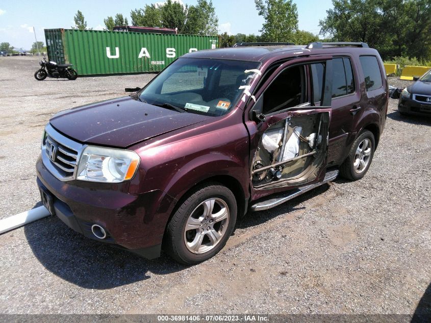 2013 HONDA PILOT EX-L - 5FNYF4H55DB068780