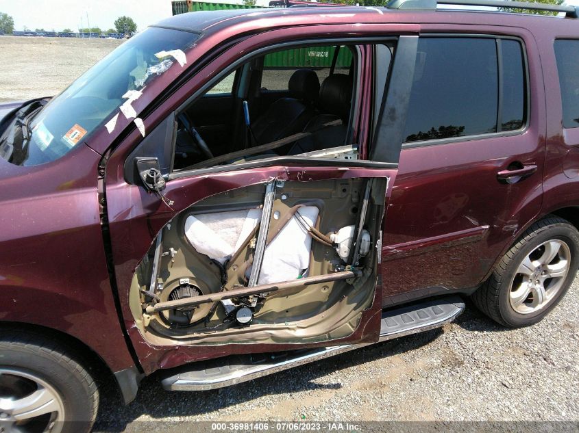 2013 HONDA PILOT EX-L - 5FNYF4H55DB068780