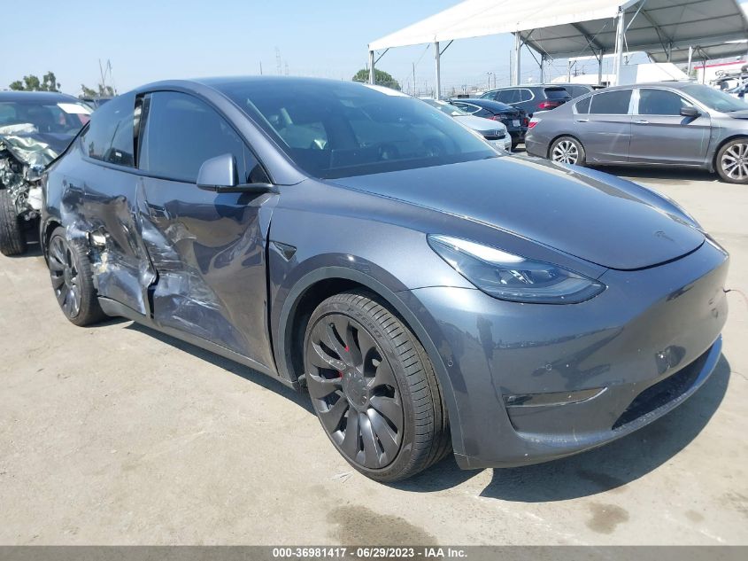 2022 TESLA MODEL Y PERFORMANCE - 7SAYGDEF4NF322140