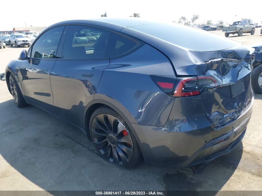 2022 TESLA MODEL Y PERFORMANCE - 7SAYGDEF4NF322140