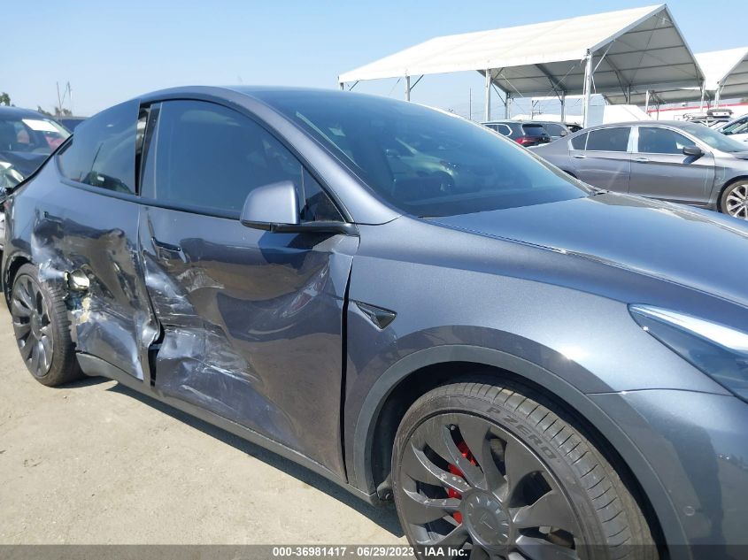 2022 TESLA MODEL Y PERFORMANCE - 7SAYGDEF4NF322140