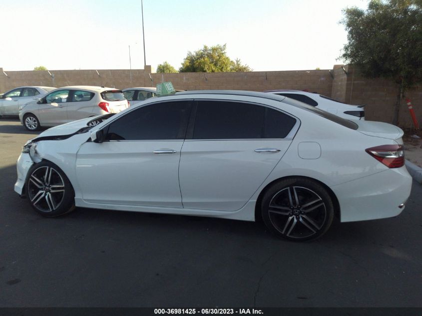 2017 HONDA ACCORD SEDAN SPORT - 1HGCR2F57HA181199