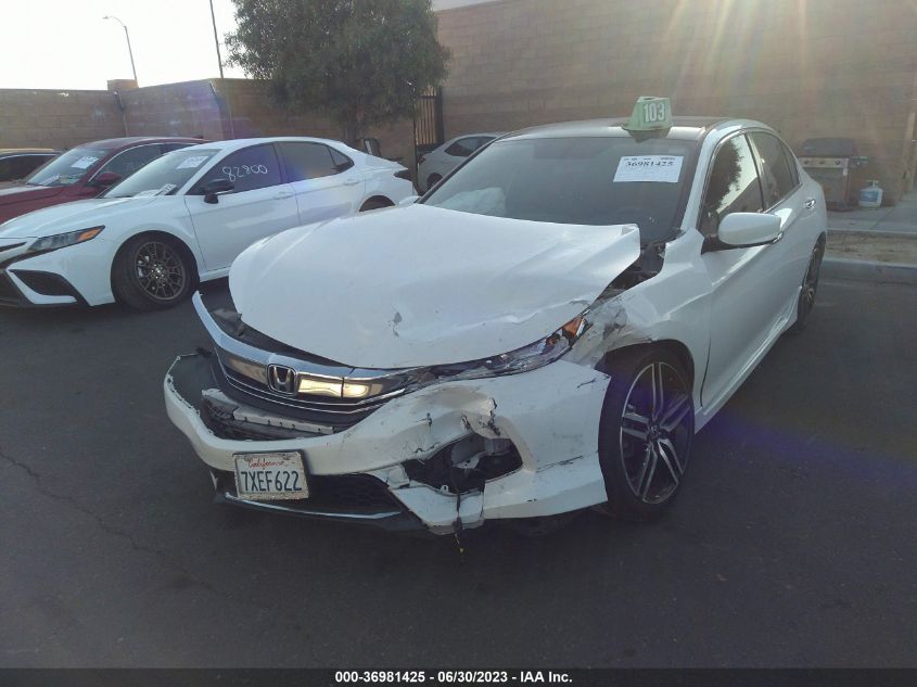 2017 HONDA ACCORD SEDAN SPORT - 1HGCR2F57HA181199
