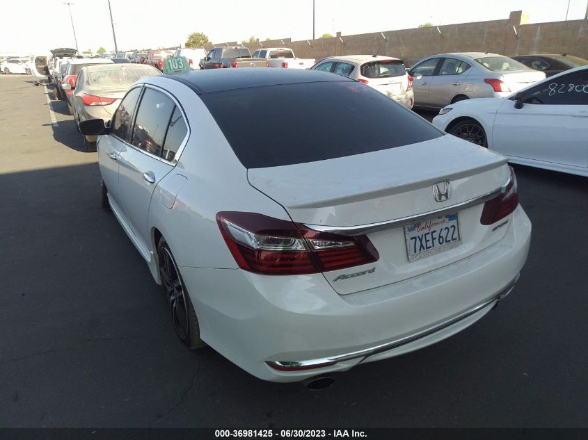 2017 HONDA ACCORD SEDAN SPORT - 1HGCR2F57HA181199