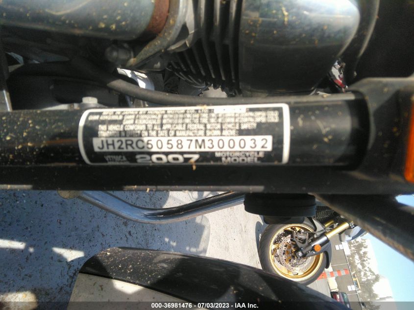 2007 HONDA VT750 JH2RC50587M300032