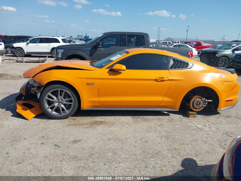 VIN 1FA6P8CF4J5170747 2018 FORD MUSTANG GT