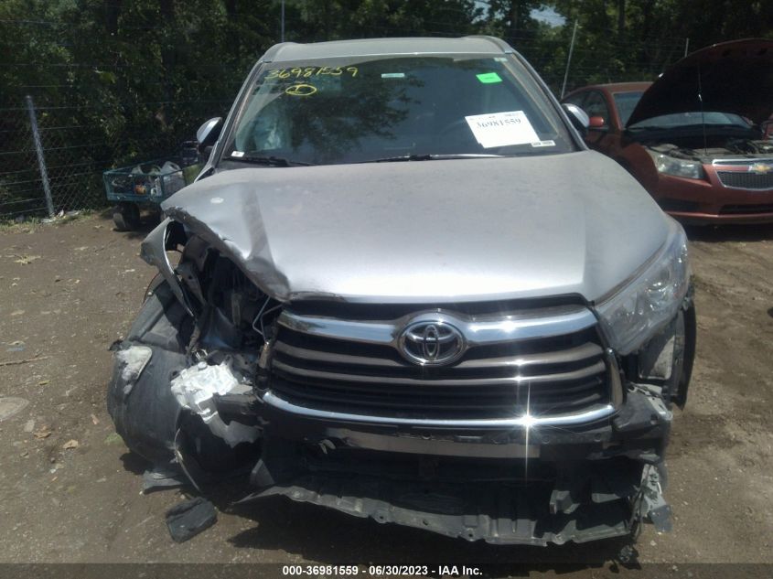 2016 TOYOTA HIGHLANDER LIMITED/LTD PLATINUM - 5TDDKRFH3GS282378