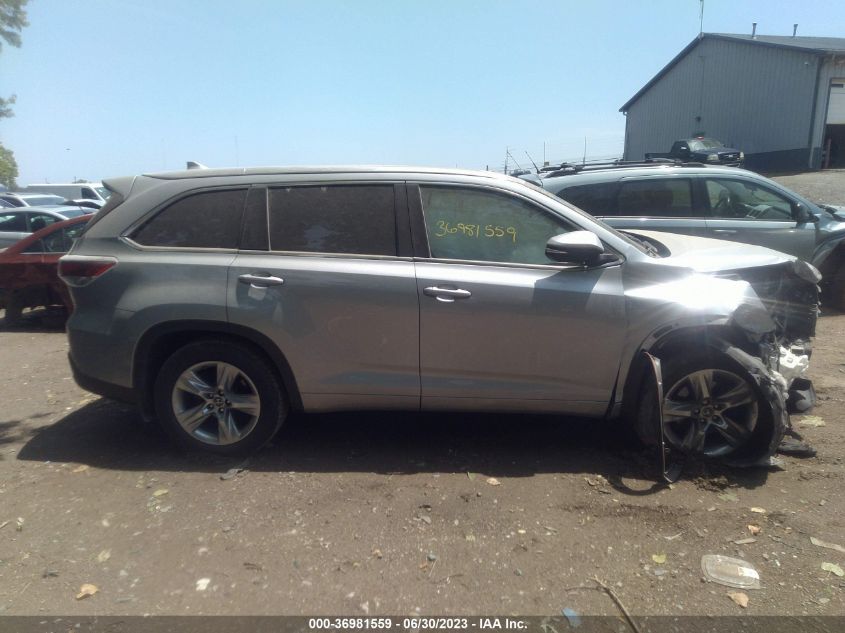2016 TOYOTA HIGHLANDER LIMITED/LTD PLATINUM - 5TDDKRFH3GS282378