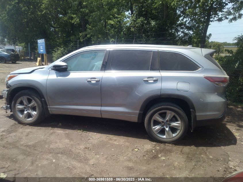 2016 TOYOTA HIGHLANDER LIMITED/LTD PLATINUM - 5TDDKRFH3GS282378
