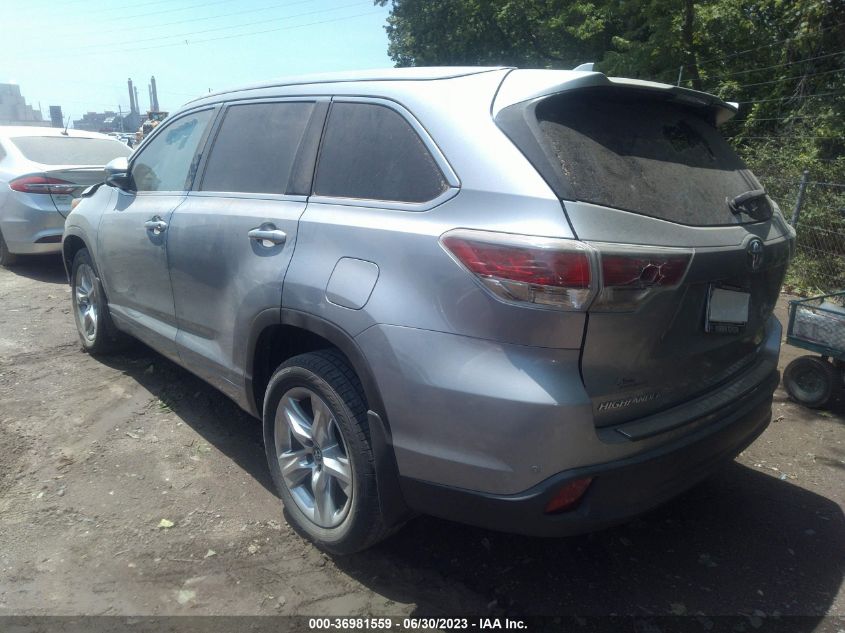 2016 TOYOTA HIGHLANDER LIMITED/LTD PLATINUM - 5TDDKRFH3GS282378