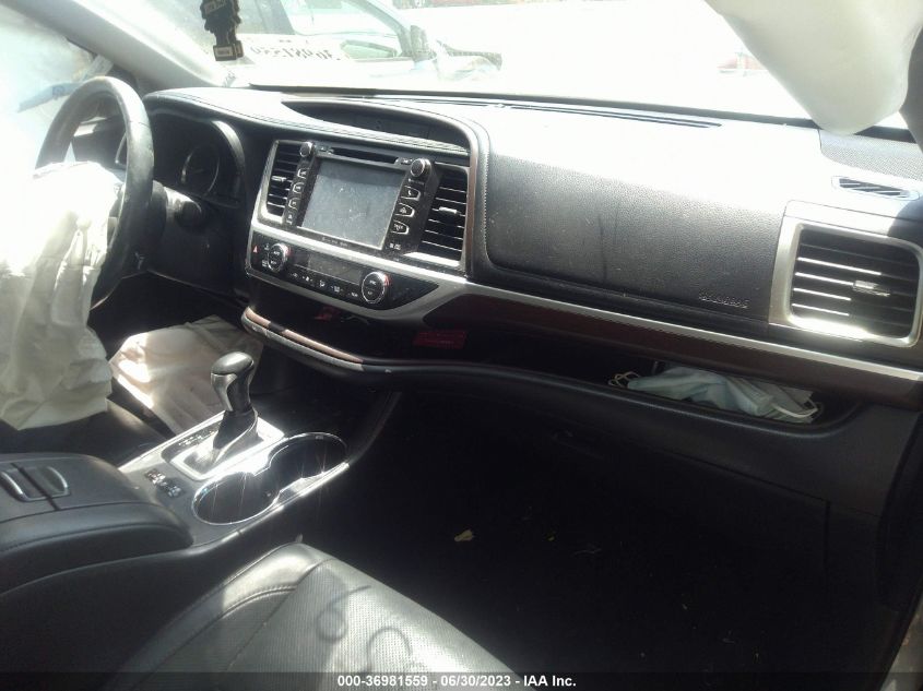 2016 TOYOTA HIGHLANDER LIMITED/LTD PLATINUM - 5TDDKRFH3GS282378