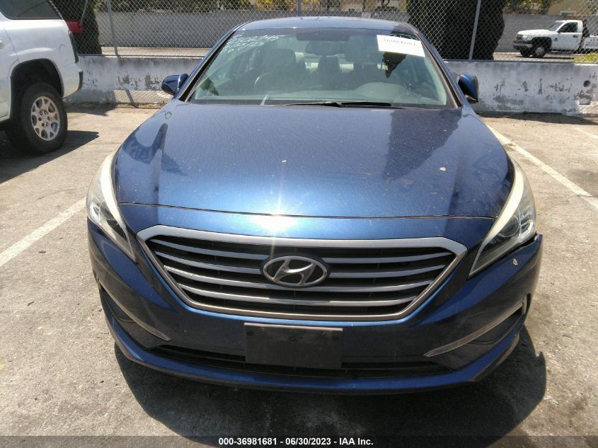 2015 HYUNDAI SONATA 2.4L SE - 5NPE24AF9FH178379