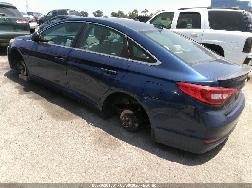 2015 HYUNDAI SONATA 2.4L SE - 5NPE24AF9FH178379