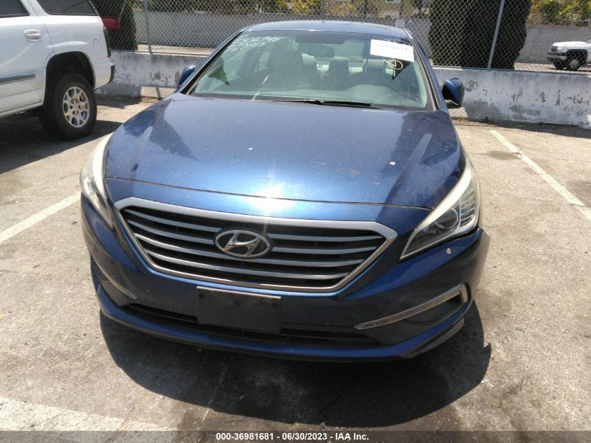 2015 HYUNDAI SONATA 2.4L SE - 5NPE24AF9FH178379