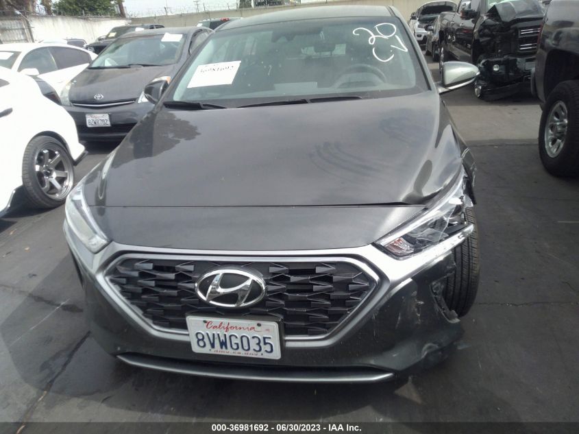 2020 HYUNDAI IONIQ HYBRID SE - KMHC75LC5LU234171