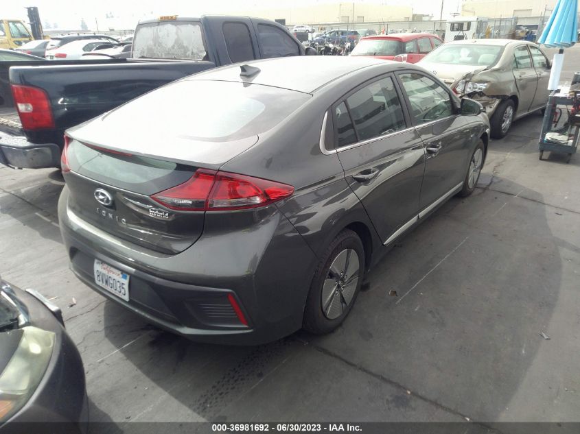 2020 HYUNDAI IONIQ HYBRID SE - KMHC75LC5LU234171