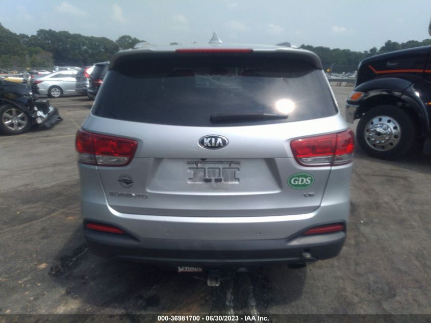 2017 KIA SORENTO LX V6 - 5XYPG4A51HG227036