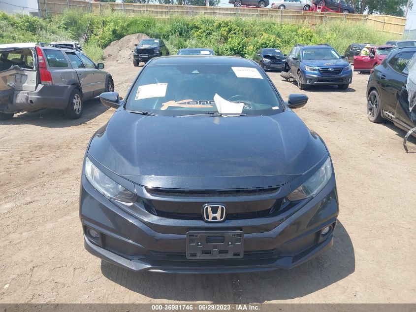 2020 HONDA CIVIC SEDAN SPORT - 19XFC2F86LE020016