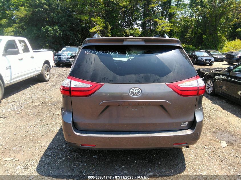 2017 TOYOTA SIENNA XLE - 5TDDZ3DC8HS152324