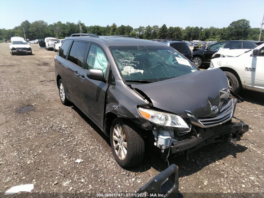 2017 TOYOTA SIENNA XLE - 5TDDZ3DC8HS152324