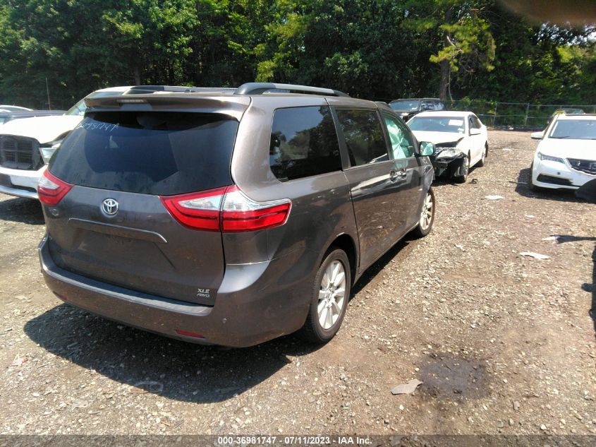 2017 TOYOTA SIENNA XLE - 5TDDZ3DC8HS152324