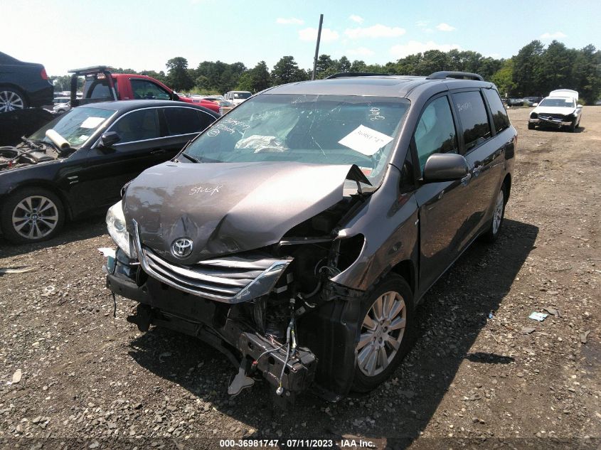2017 TOYOTA SIENNA XLE - 5TDDZ3DC8HS152324