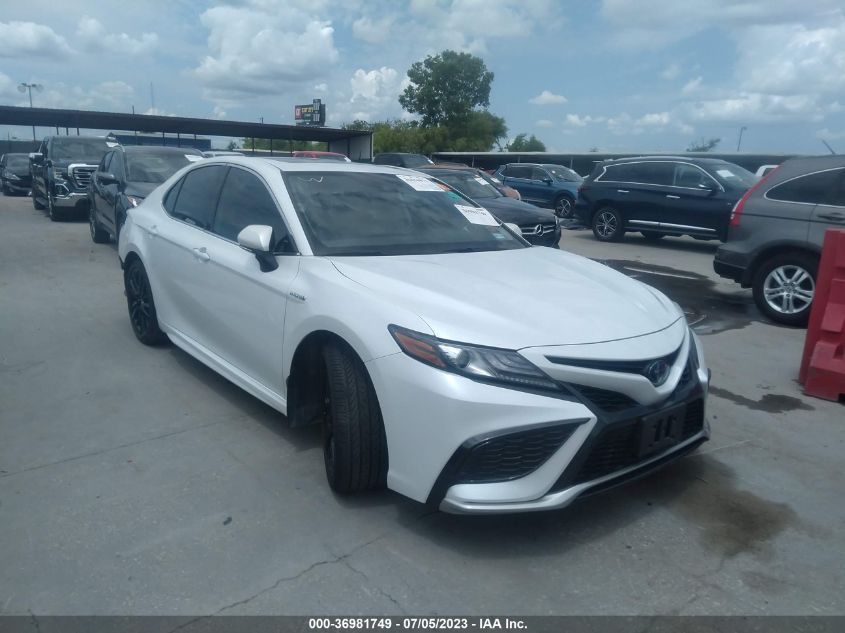 2021 TOYOTA CAMRY HYBRID XSE - 4T1K31AK8MU559666