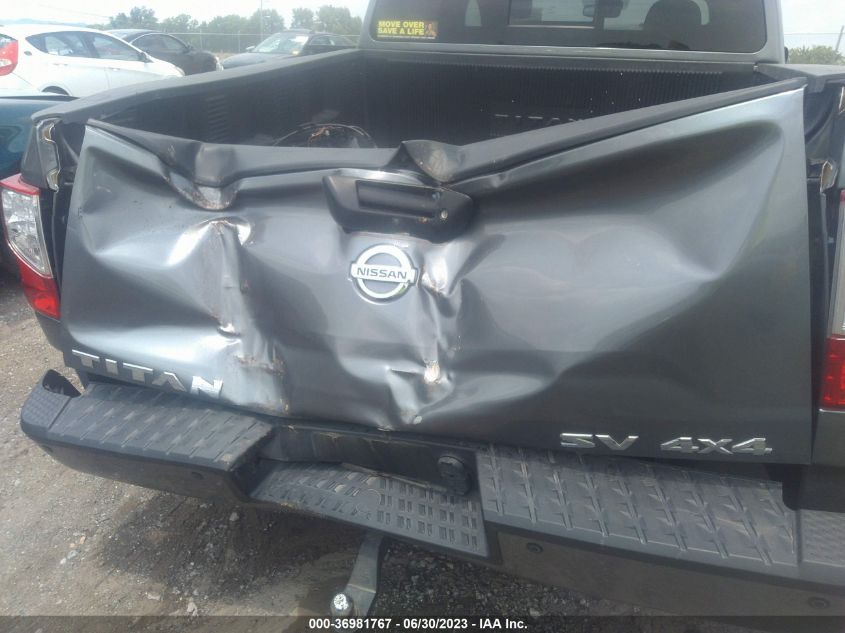 2017 NISSAN TITAN SV - 1N6AA1E50HN567994