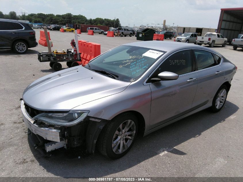 2016 CHRYSLER 200 LIMITED - 1C3CCCAB5GN137684