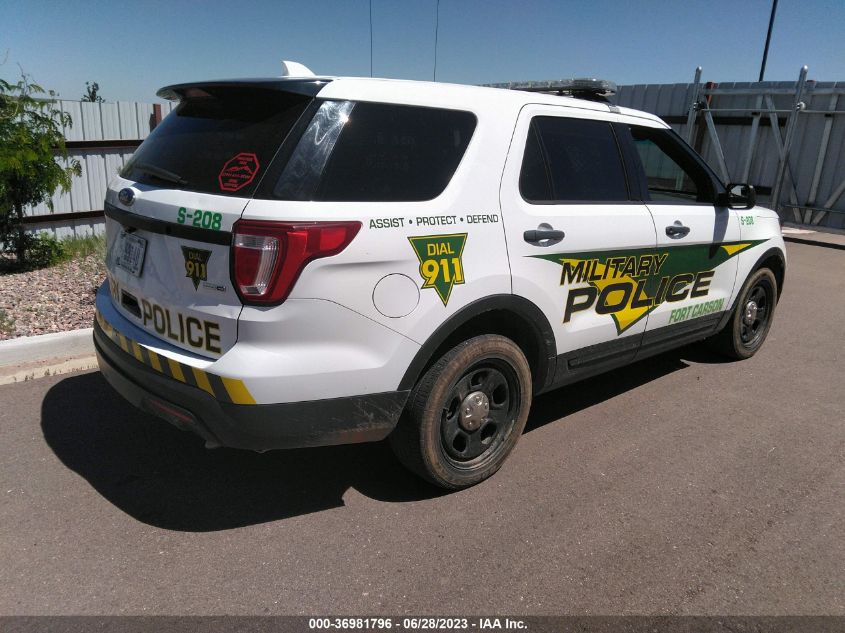 2017 FORD POLICE INTERCEPTOR 1FM5K8AR0HGE25891