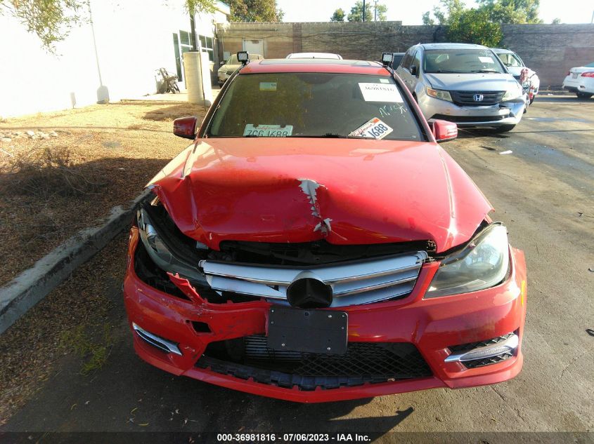 2013 MERCEDES-BENZ C-CLASS C 250 - WDDGF4HB9DR298758